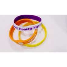 Personalisable Friendship Sport Custom Bangles Silicone Bracelet